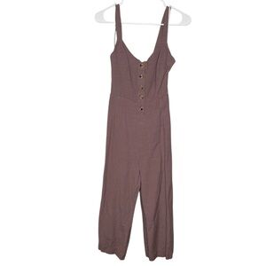 Lulus Mercedes Dusty Purple Wide-Leg Jumpsuit Small